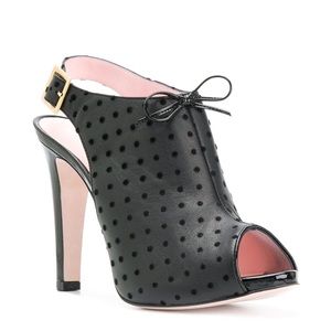 Valentino RED polka-dotted sling back heel, NWT